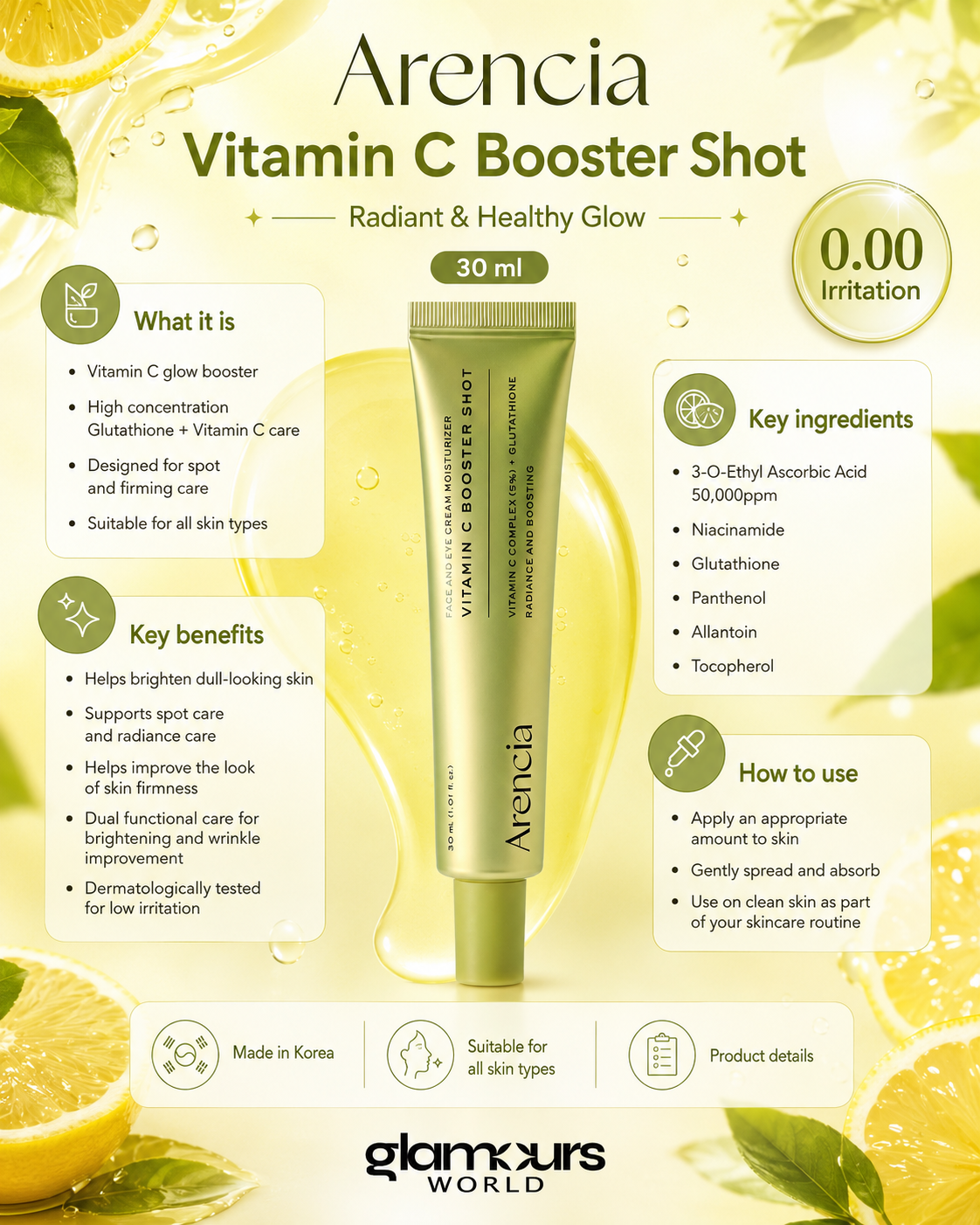 Arencia Vitamin C Booster Shot 30ml